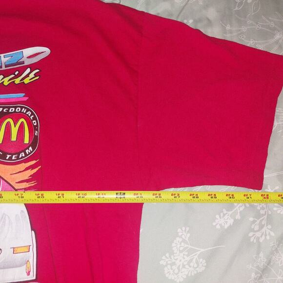 NHRA Rare Vintage Cruz Pedergon McDonald's Firebird Funny Car Size XL Kudzu Tee - Picture 10 of 16